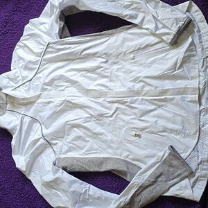 Lululemon White and Gray Jacket